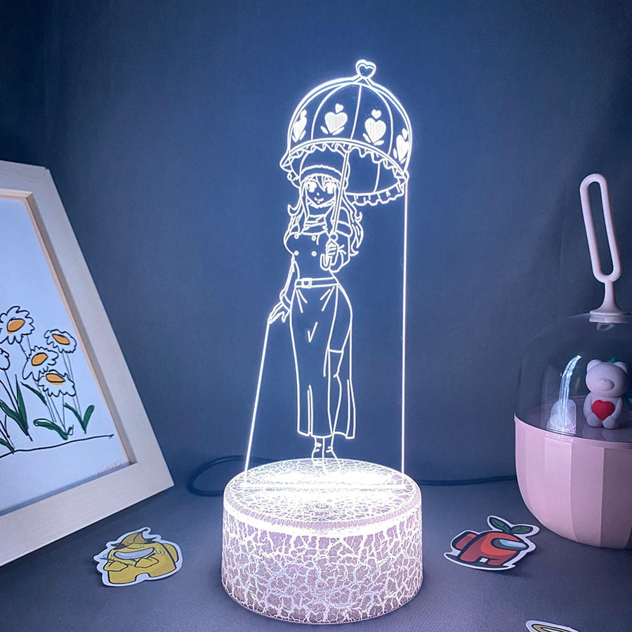 Fairy Tail Figure Juvia Lockser 3D Night Lights