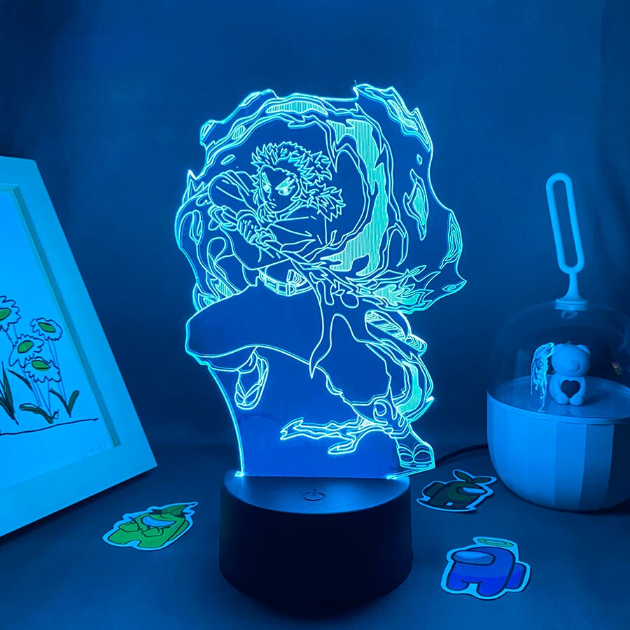 Demon Slayer Kyojuro Rengoku 3D Night Light