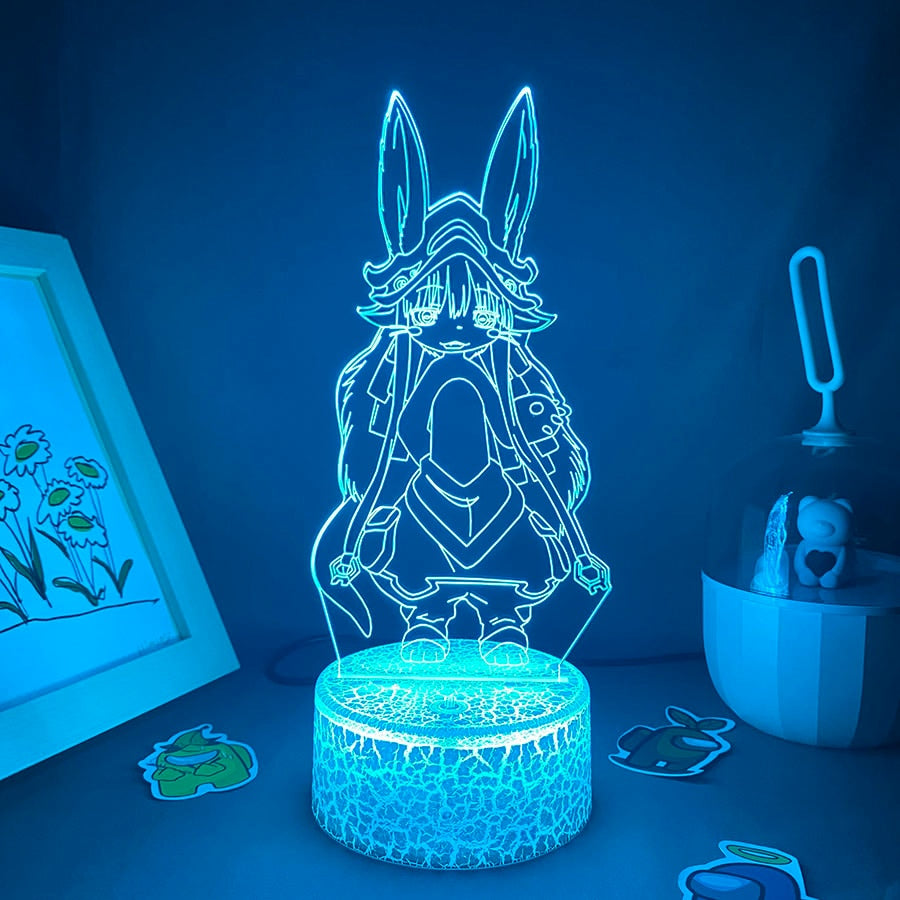 Made in Abyss Figure Nanachi 3D Night Lights