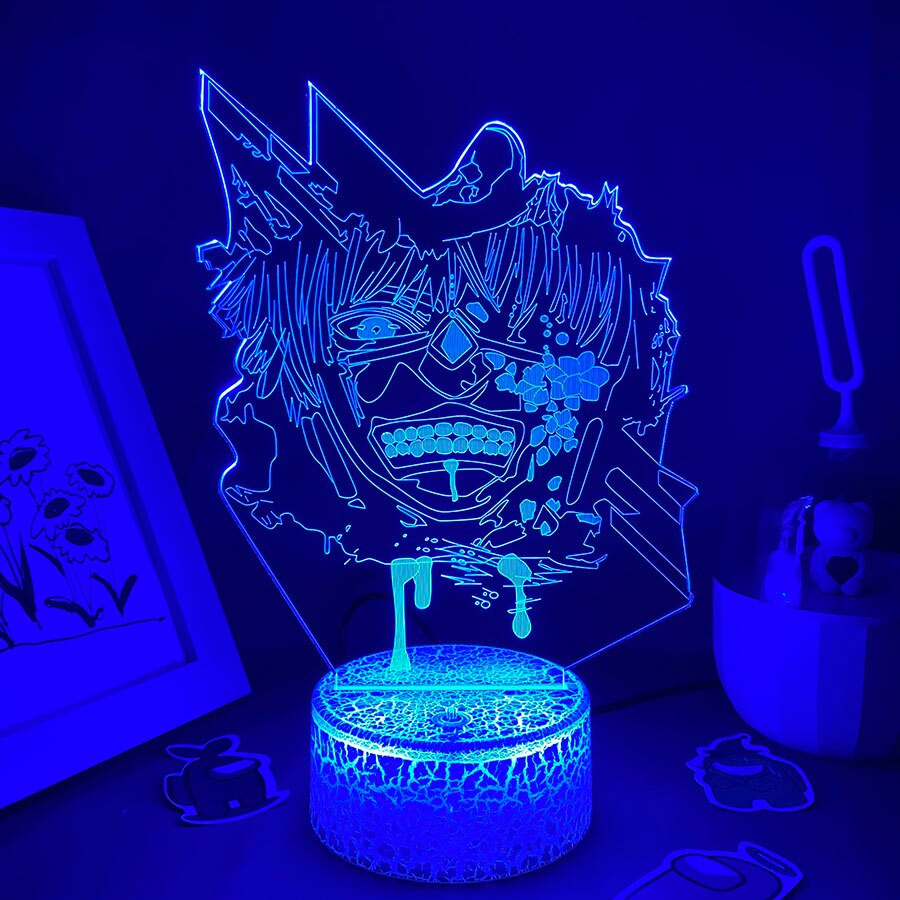 Tokyo Ghoul Figure Ken Kaneki 3D Night Light