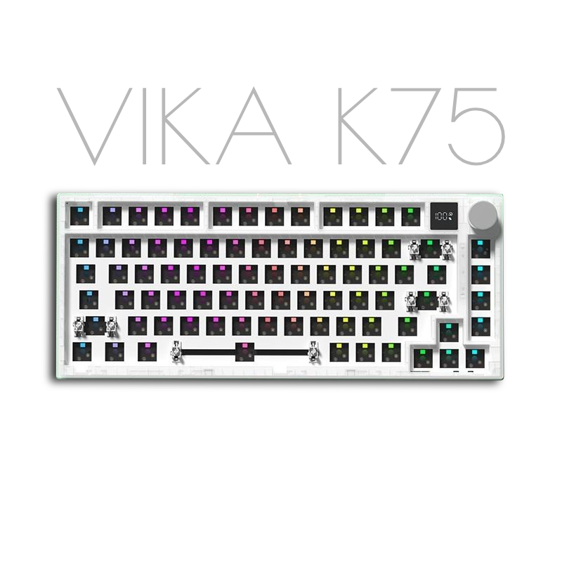 VIKA K75 Wireless RGB Mechanical Keyboard Kit with Screen