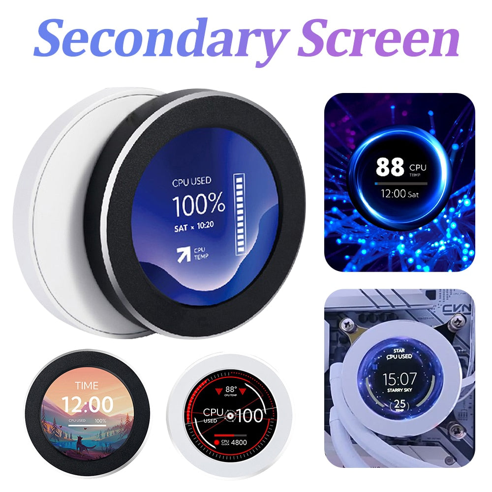 2.1 Inch Cooler Round Screen IPS Dynamic Display