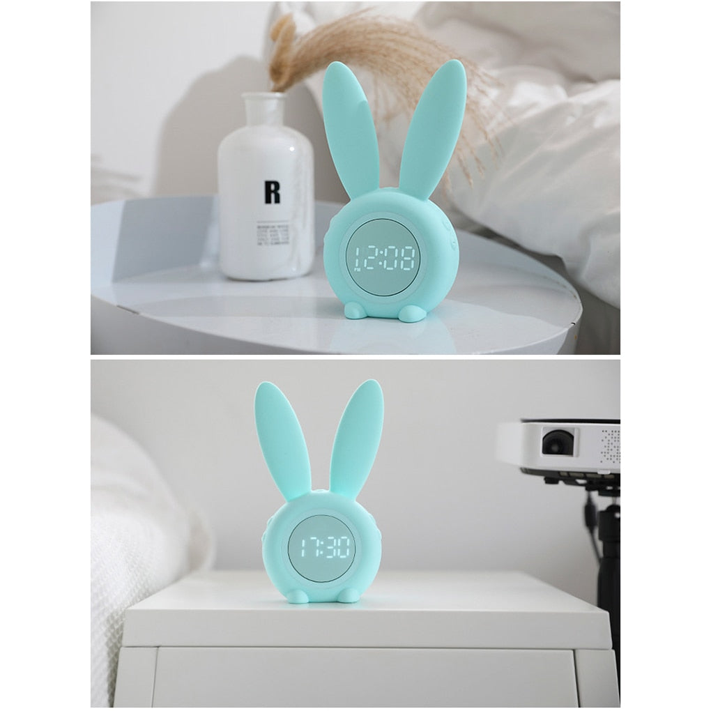 LED Voice control Animals Alarm Clocks