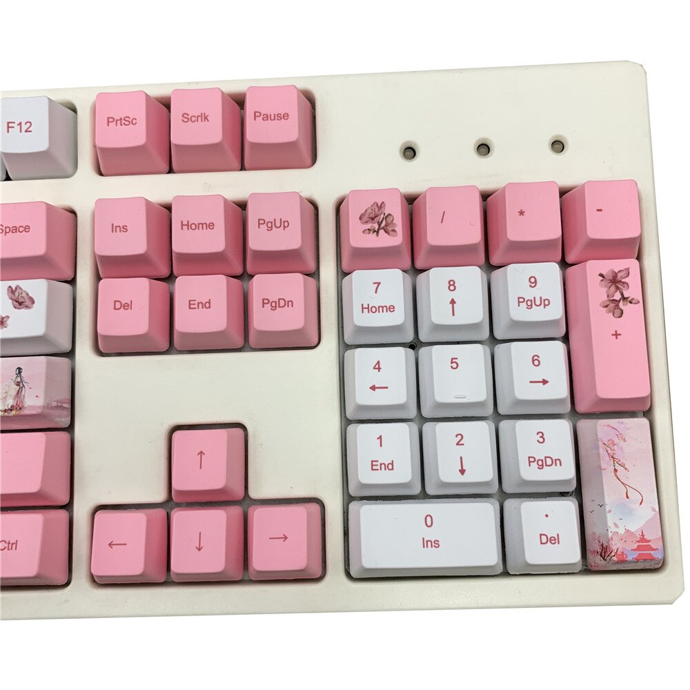 Sakura OEM PBT Keycaps