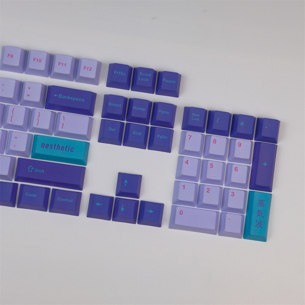 Vaporwave Cherry Dye PBT كيكابس