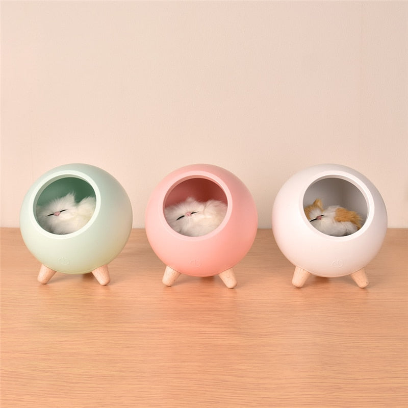 Sleeping Cat LED Night Light