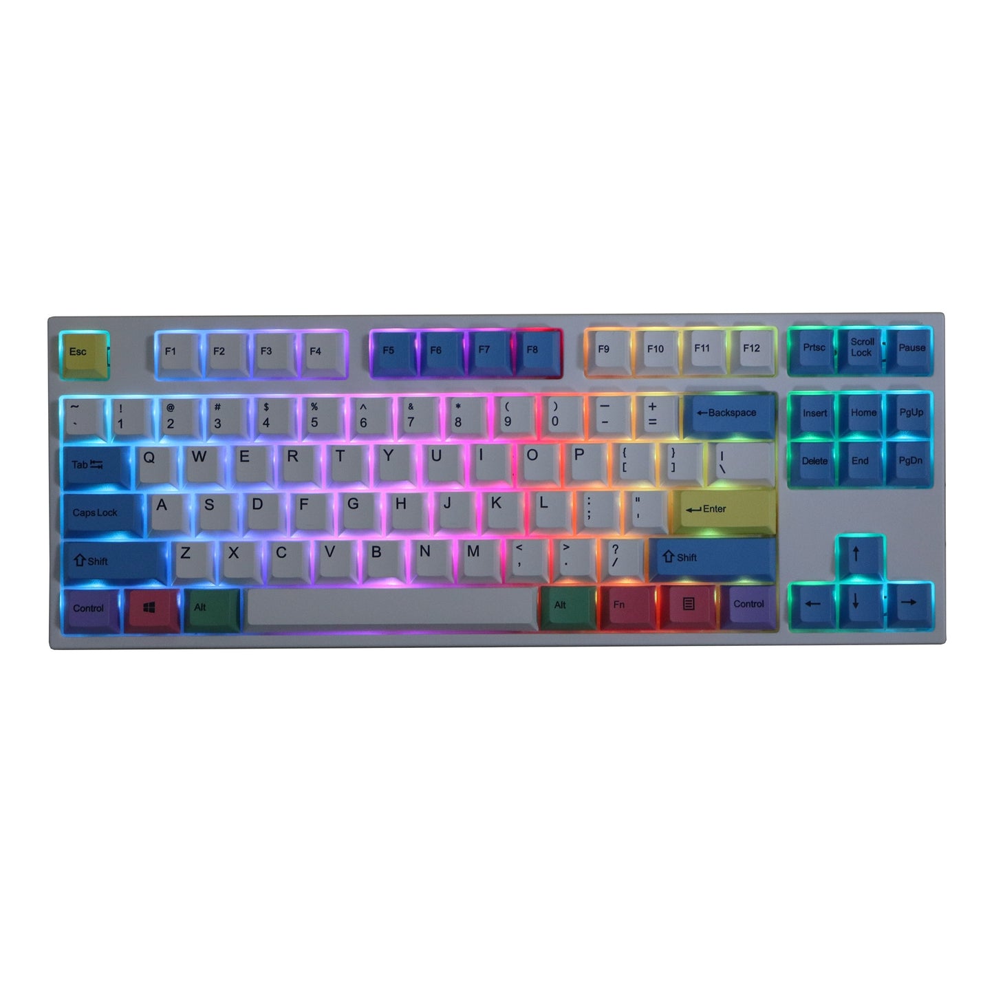 Chalk Bingo Keycaps PBT Cherry Profile
