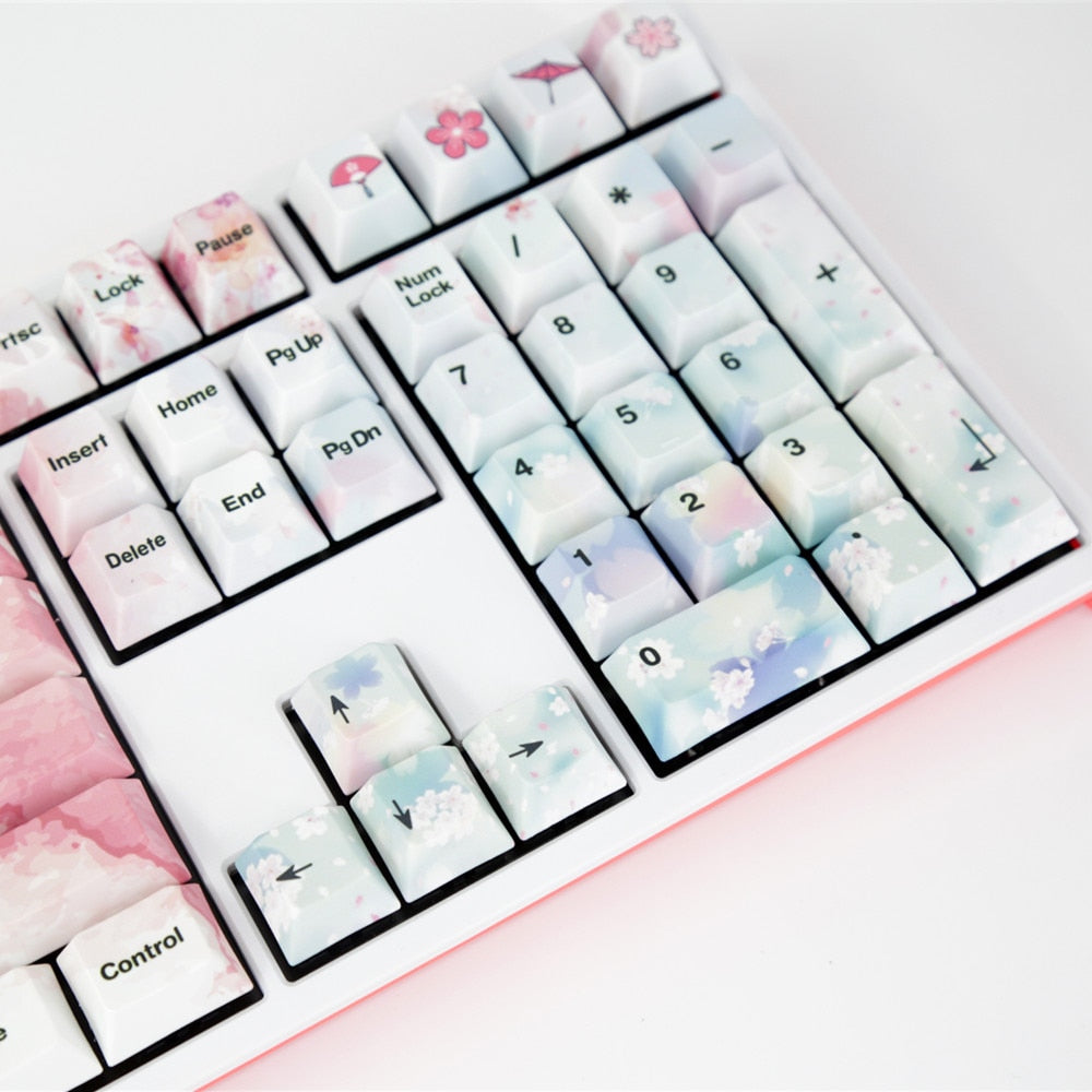 Cherry Blossom Keycaps PBT 5 Face