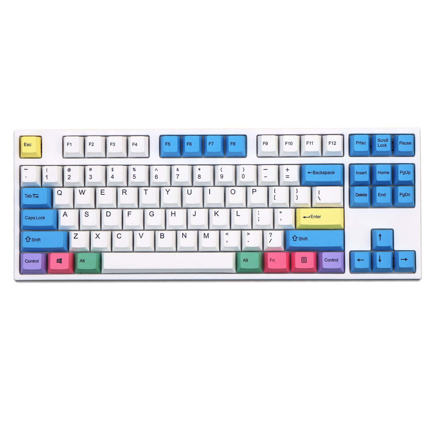 Chalk Bingo Keycaps PBT Cherry Profile