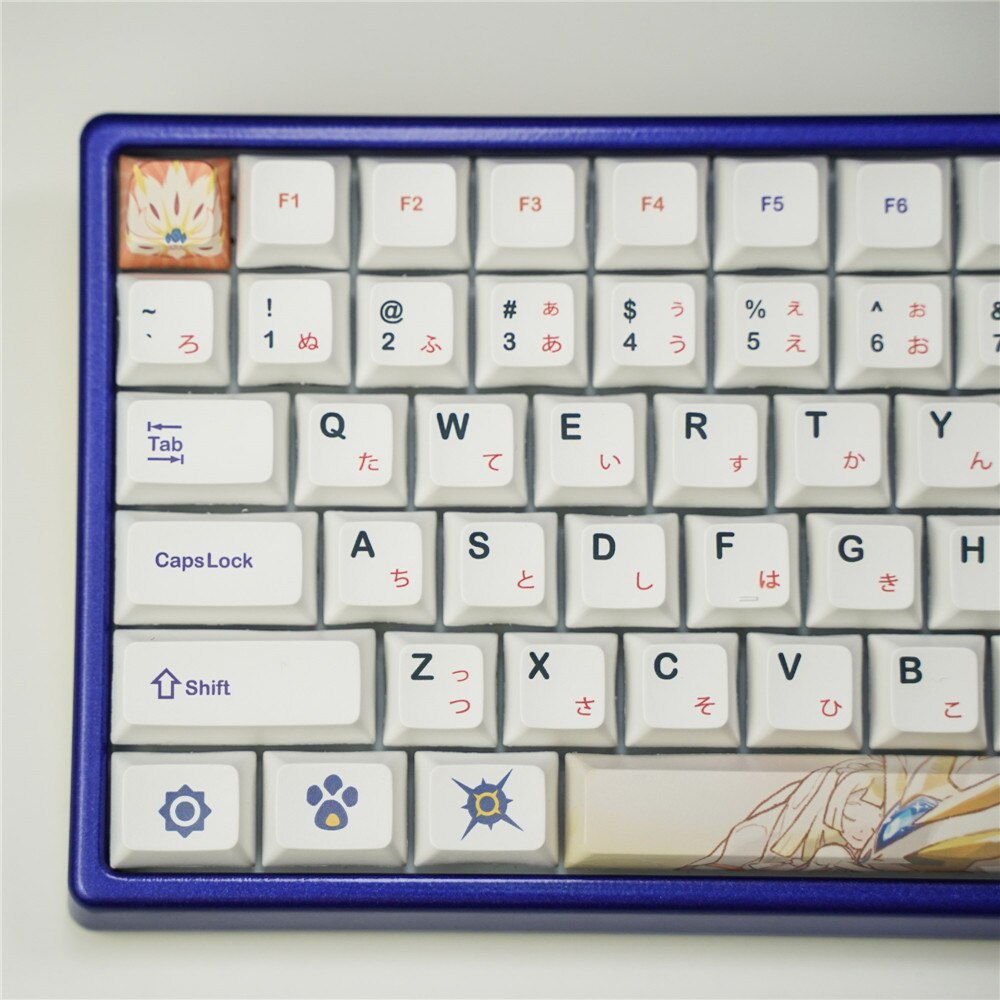 XDA Profile PBT Pokemon Keycaps