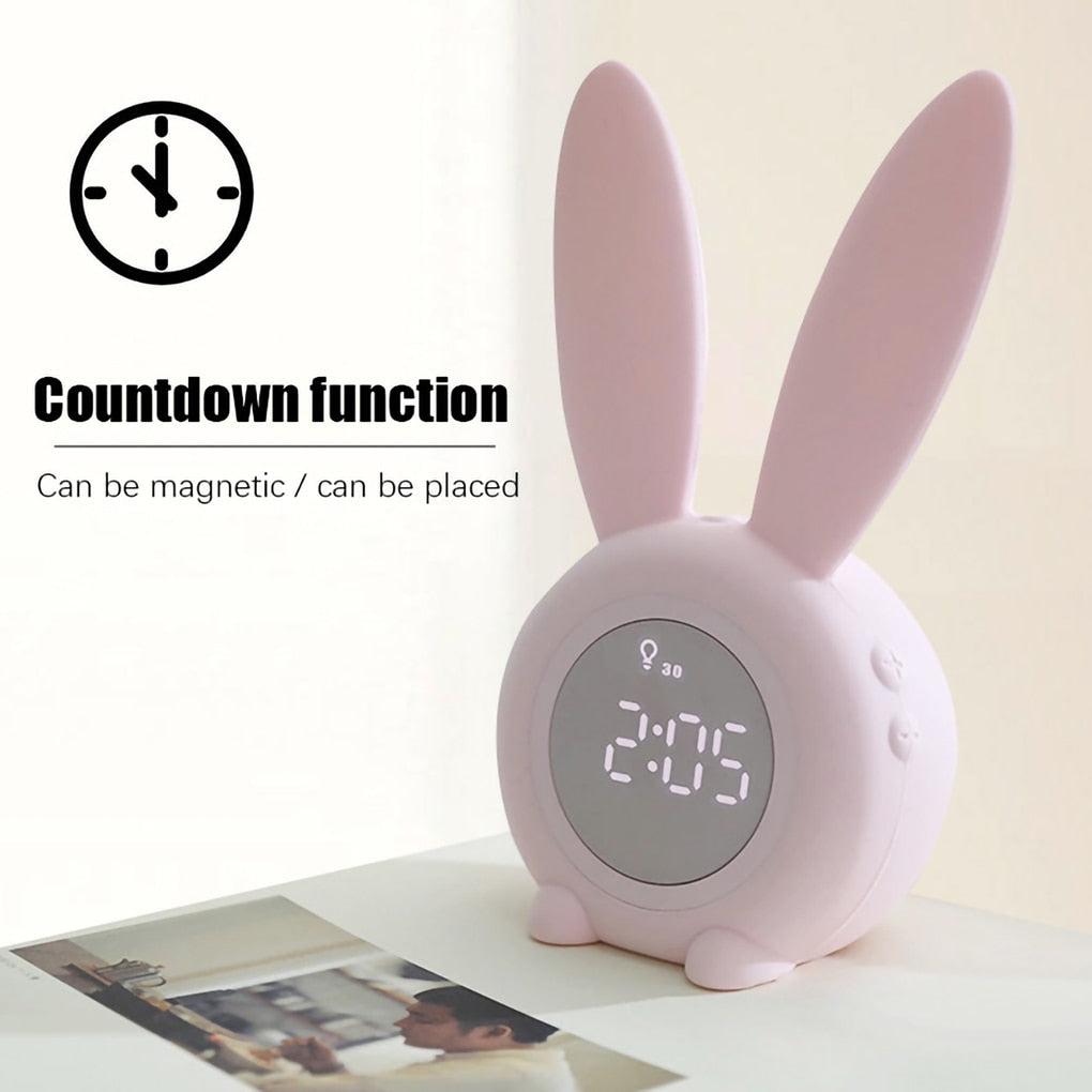 LED Voice control Animals Alarm Clocks