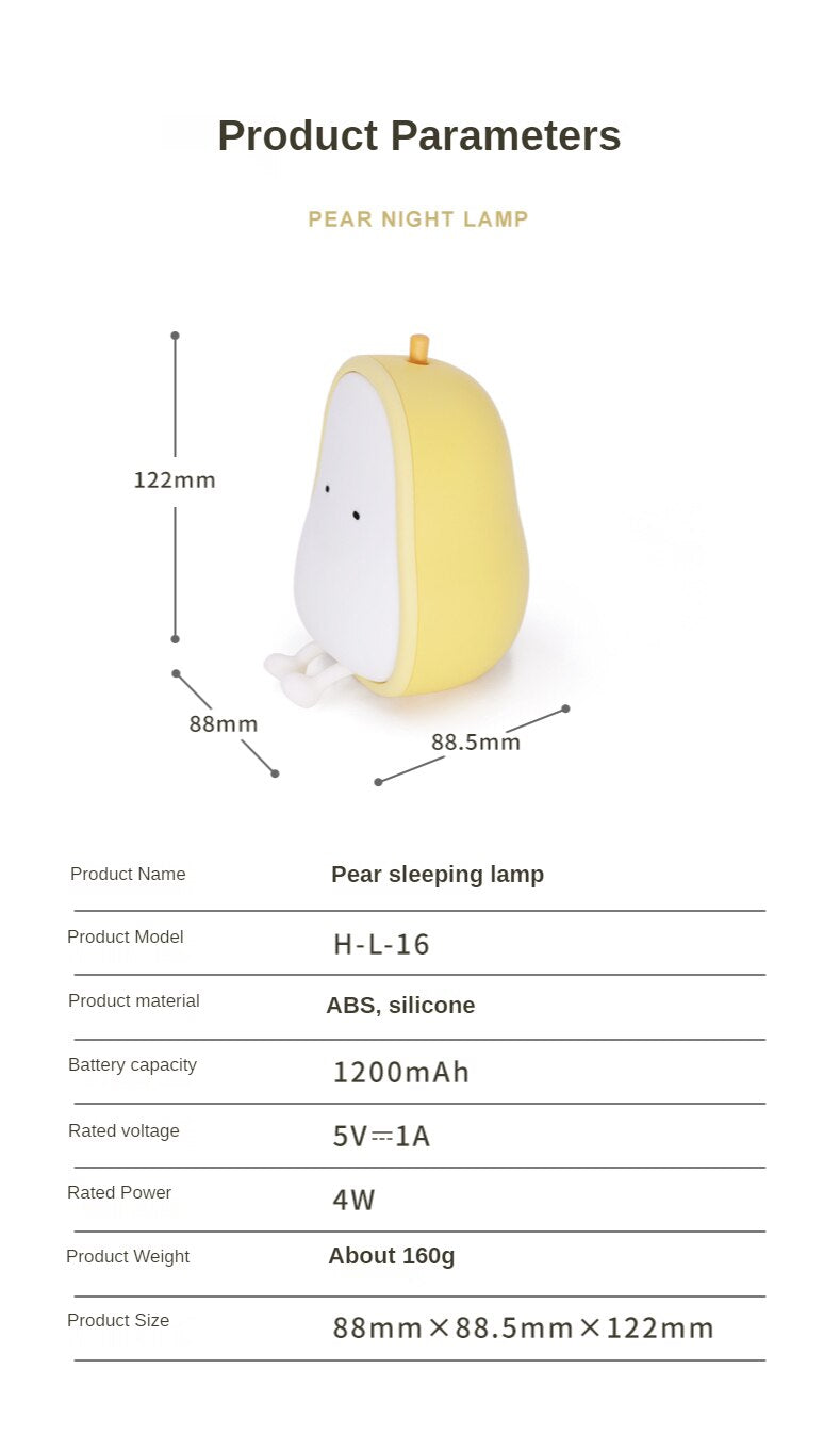 Pear Night Light