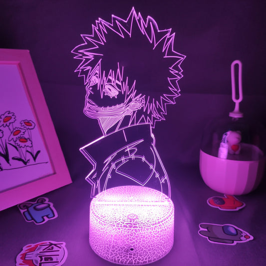 Figure Dabi My Hero 3D Led Night Lights