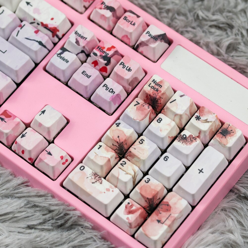 OEM Profile PBT 5 faces Dye Sublimation Keycaps