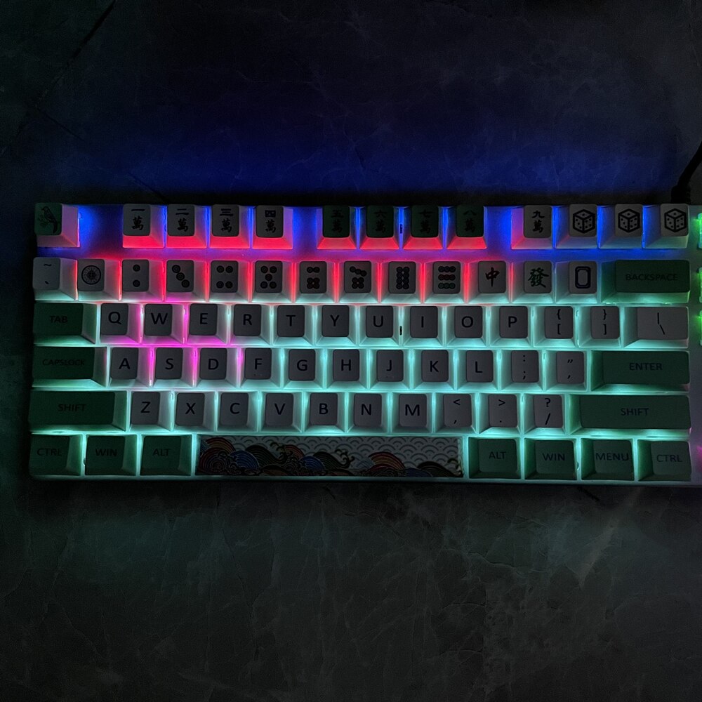 Cherry Mahjong PBT keycaps