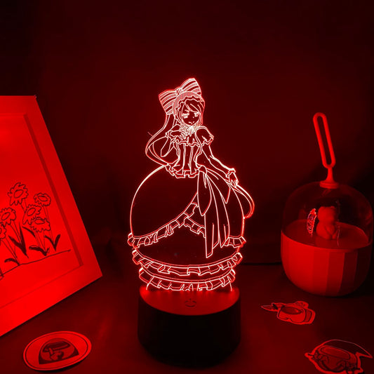 Shalltear Bloodfallen Neon Night Light