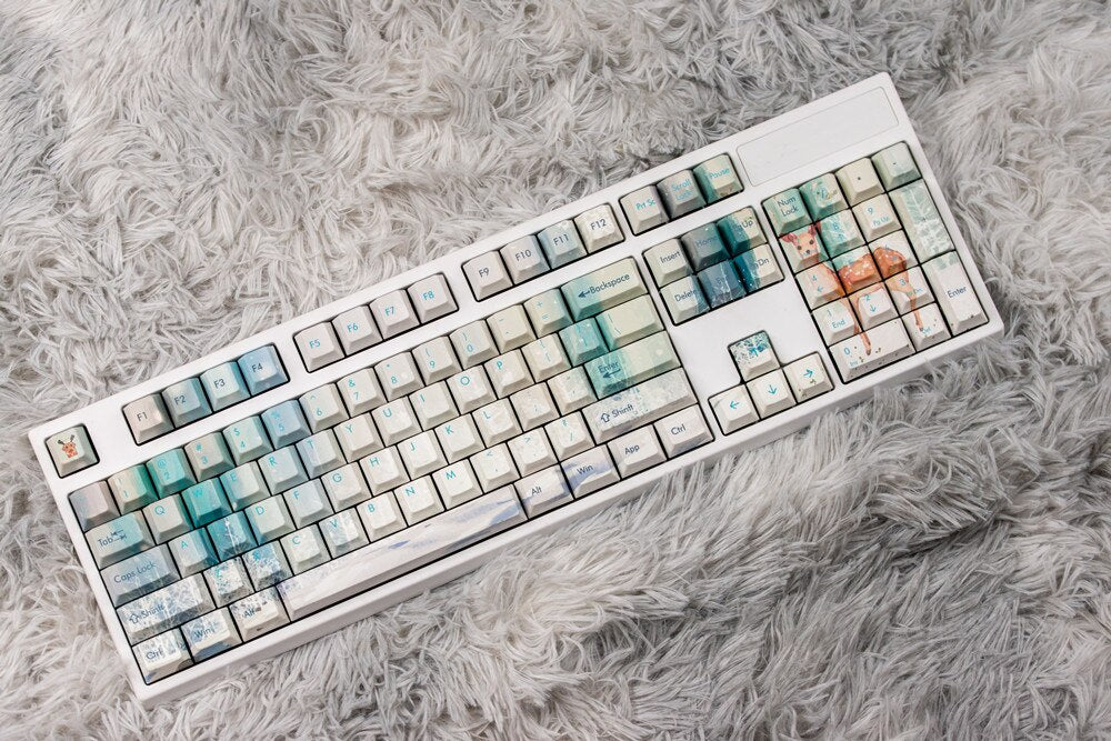 Winter Deer Keycaps PBT Cherry Profile Keycaps