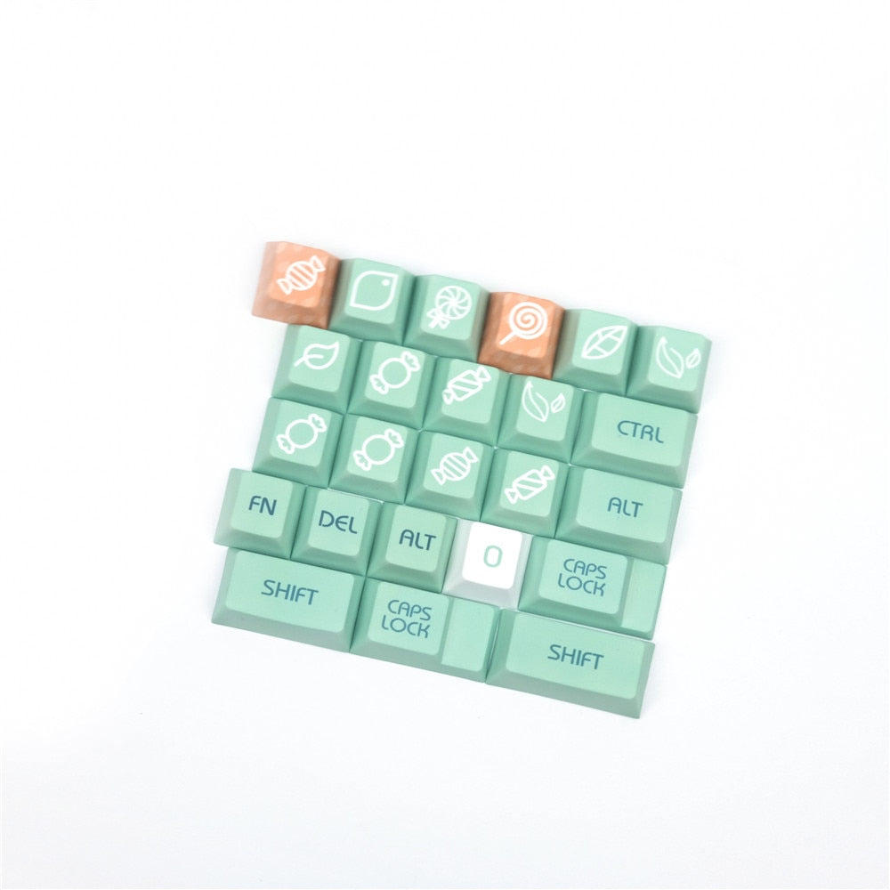 Mint Milk Cherry Profile Keycaps