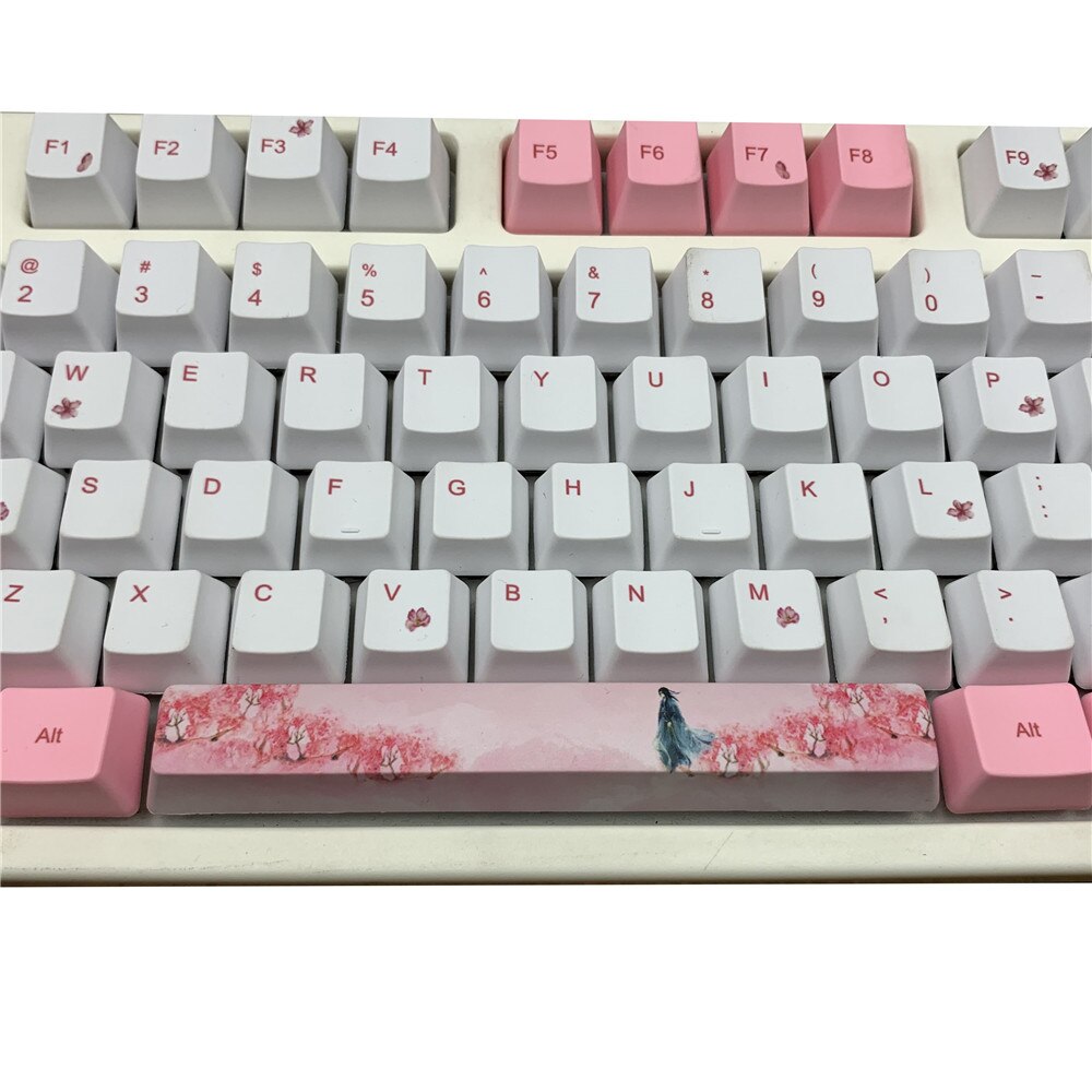 Sakura OEM PBT Keycaps