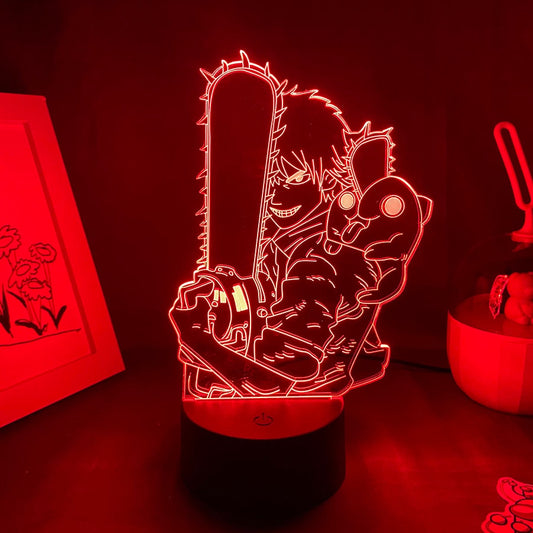 Chainsaw Man Figure Denji Neon Night Lights