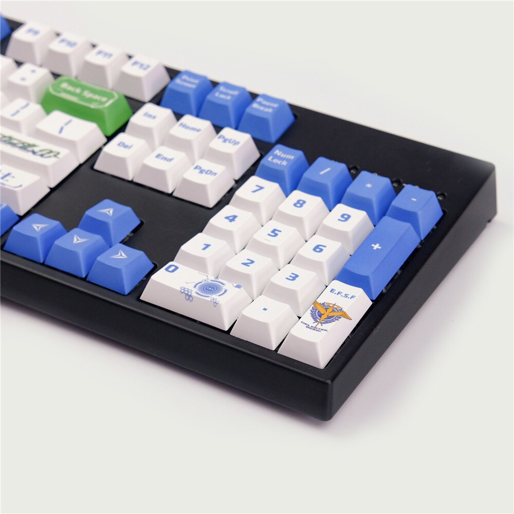 Gundam Solider Keycaps Cherry Profile PBT