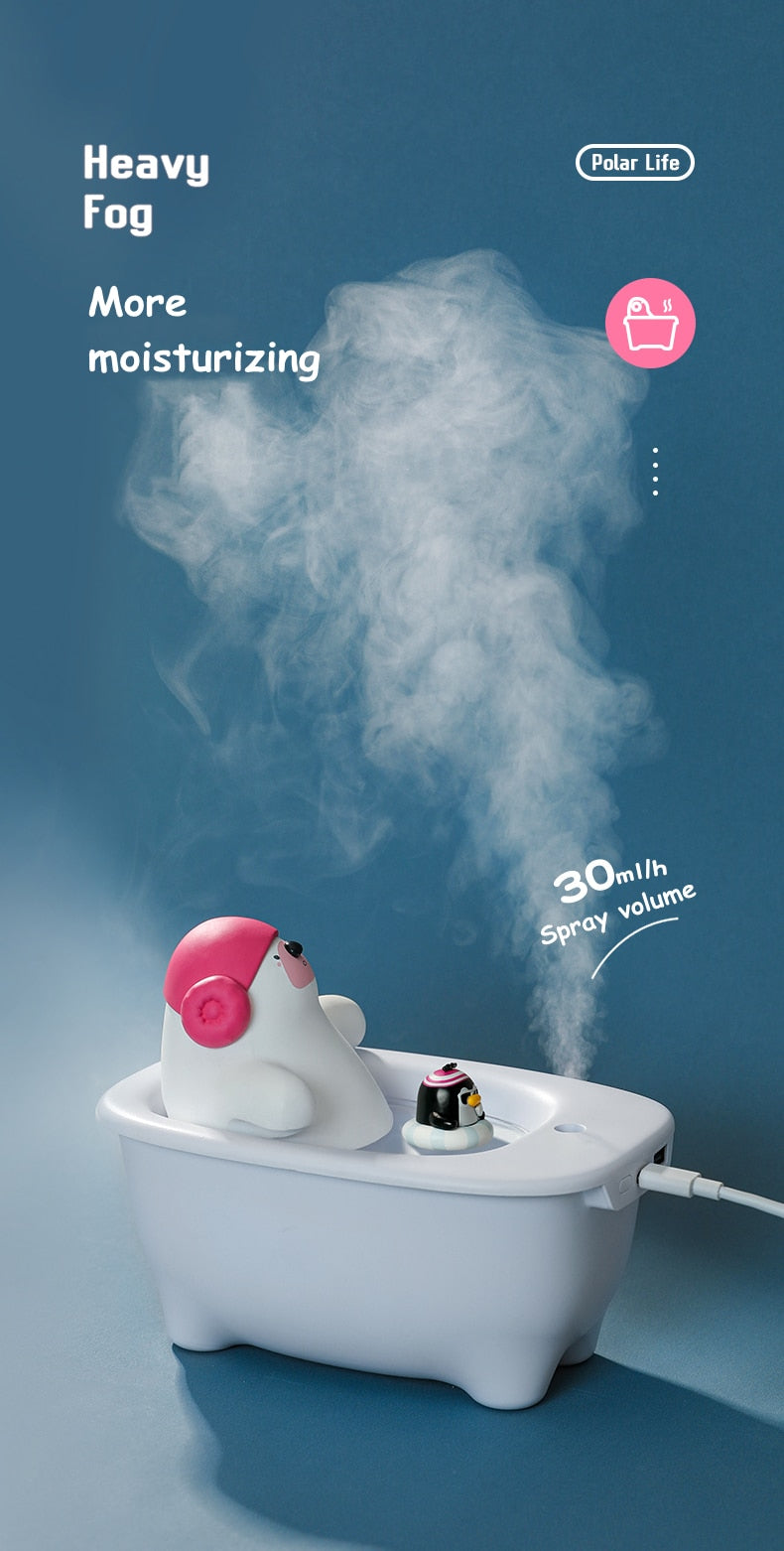 Polar Bear Bathtub Air Humidifier