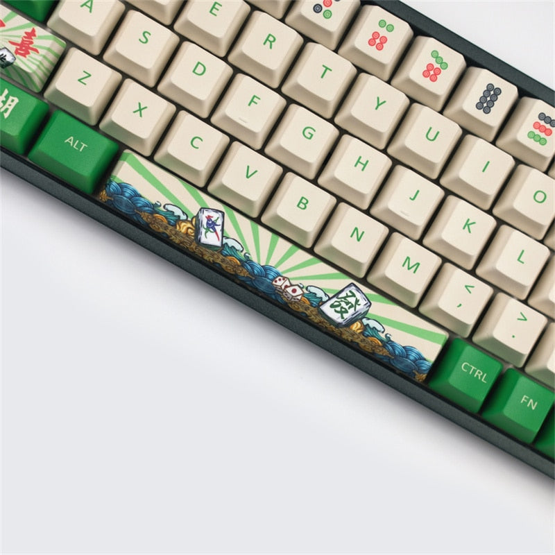 الملف الشخصي OME 68 مفاتيح PBT Mahjong Keycaps