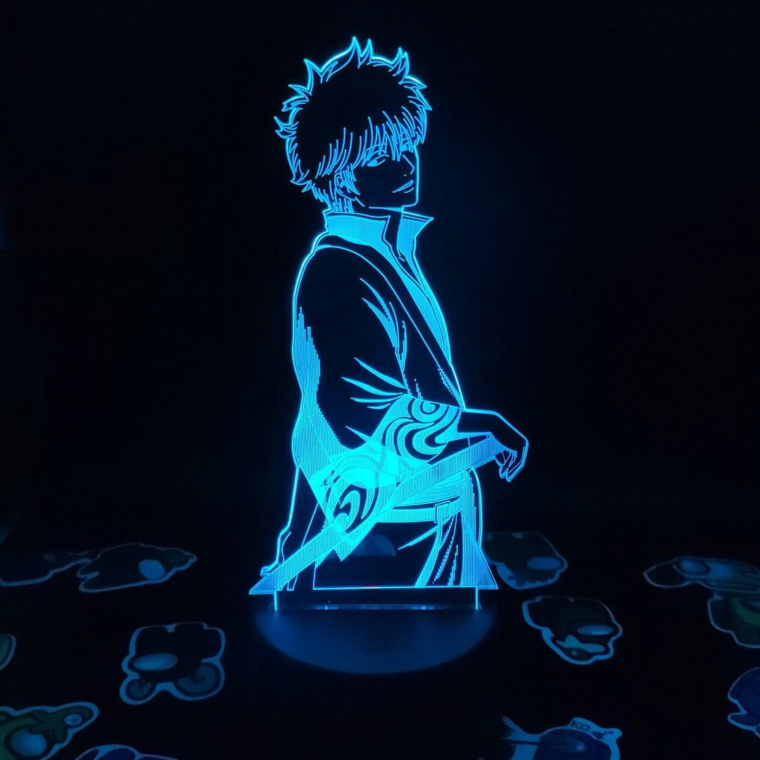 Gintama sakata gintoki odd jobs 3D Night light