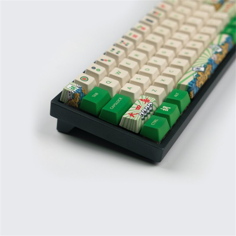 الملف الشخصي OME 68 مفاتيح PBT Mahjong Keycaps