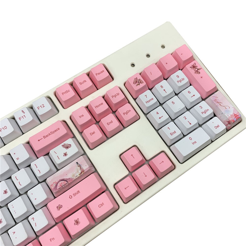 Sakura OEM PBT Keycaps