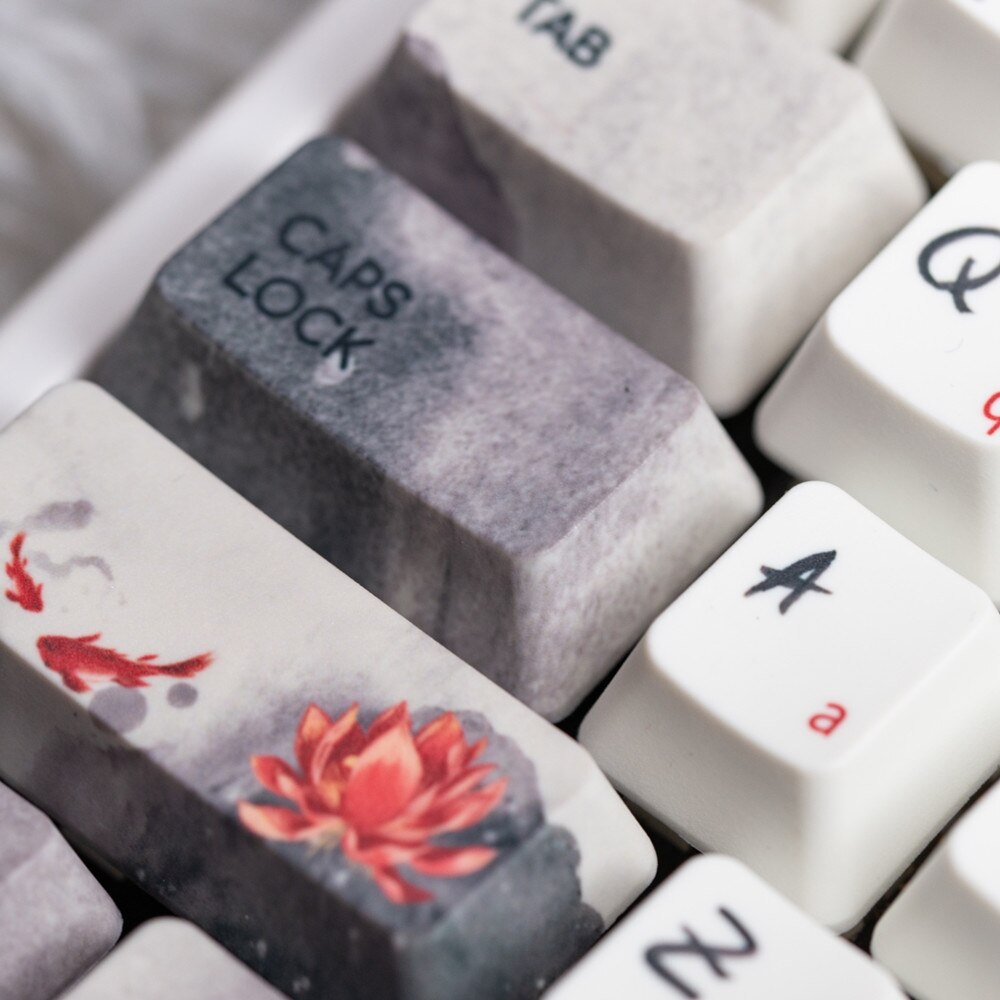 Fine Koi Keycaps PBT 5 Faces Keycaps ملف تعريف OEM