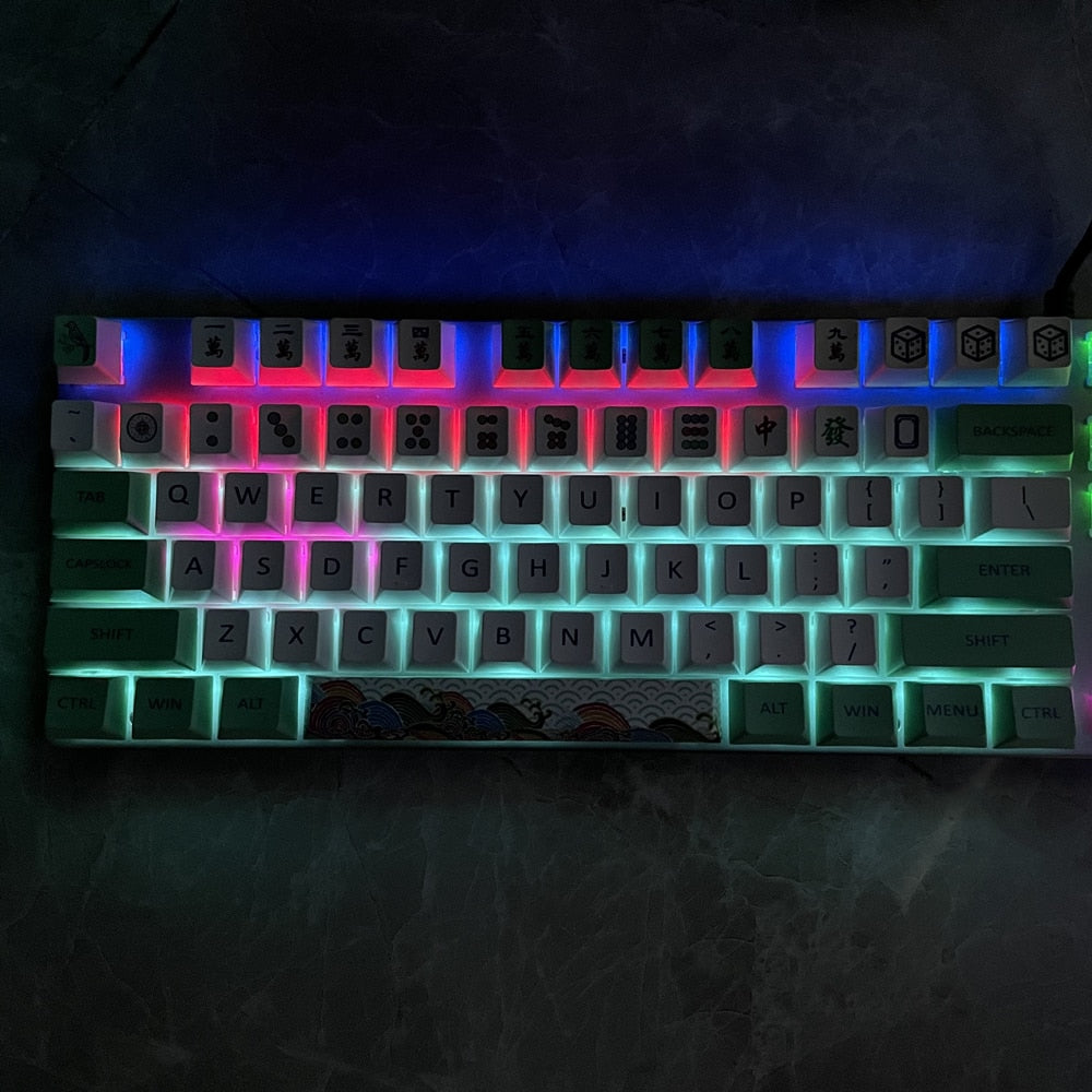 Cherry Mahjong PBT keycaps