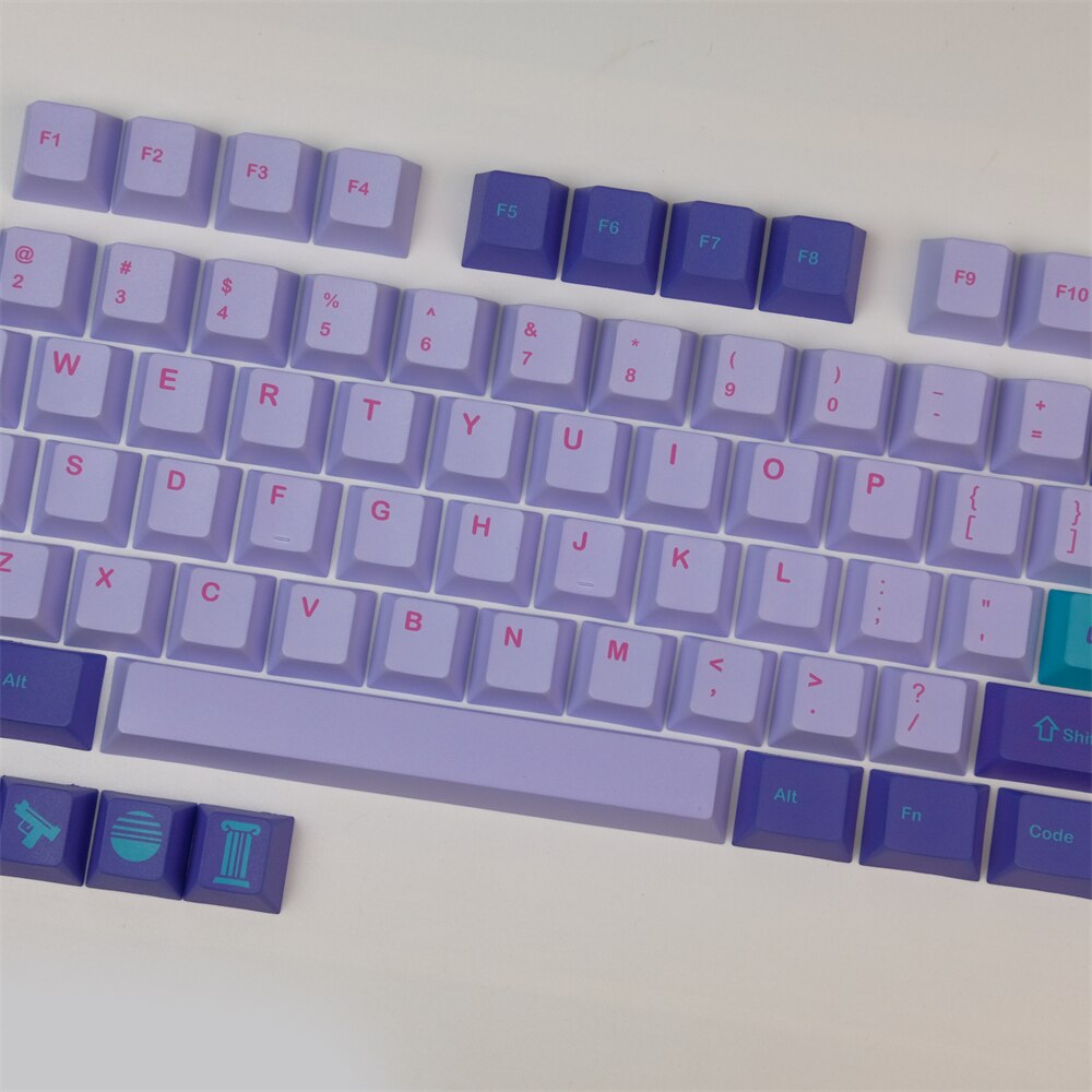 Vaporwave Cherry Dye PBT كيكابس