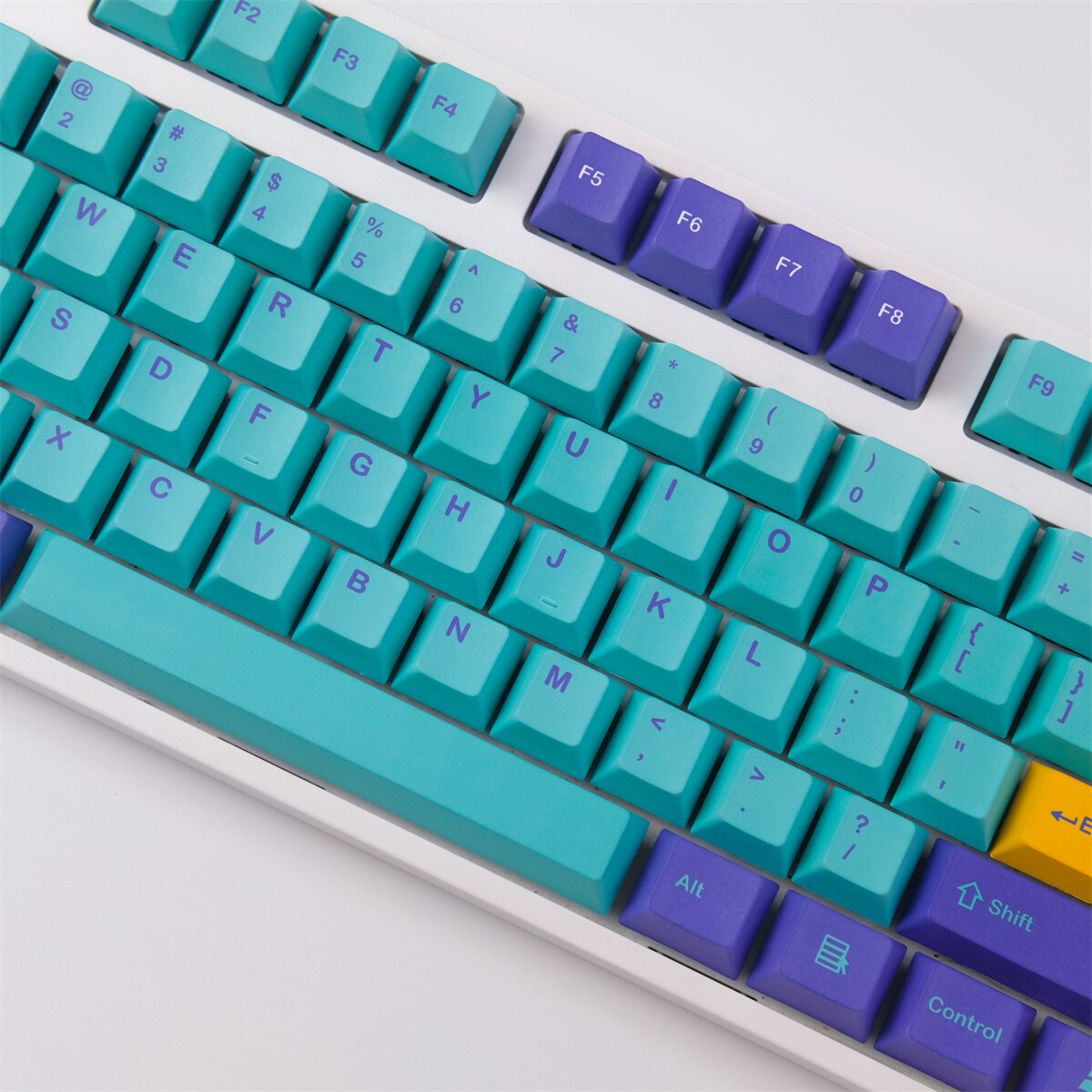 Blue Skull PBT Keycaps Cherry Profile