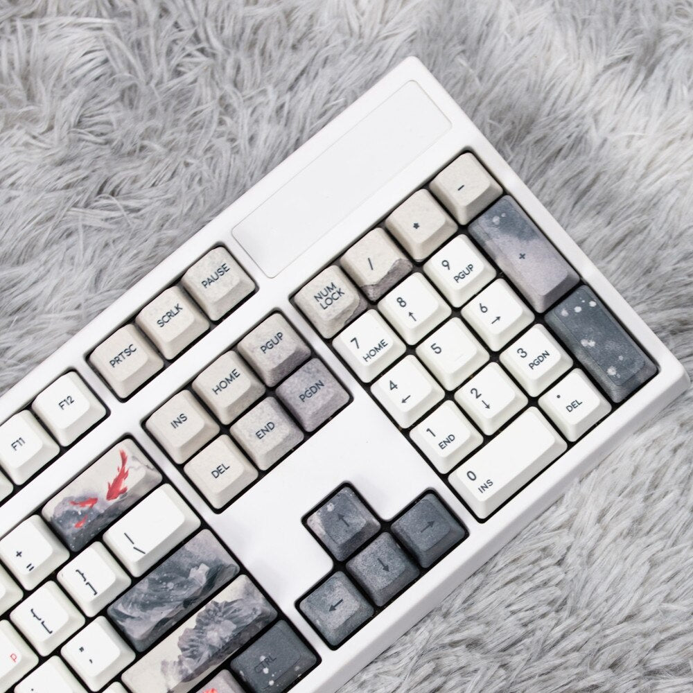 Fine Koi Keycaps PBT 5 Faces Keycaps ملف تعريف OEM