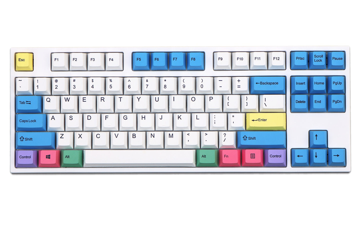 Chalk Bingo Keycaps PBT Cherry Profile