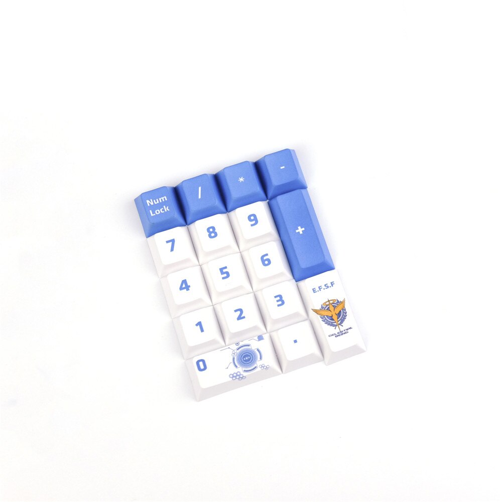 Gundam Solider Keycaps Cherry Profile PBT