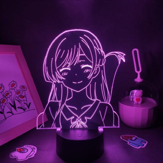 Kanojo Okarishimasu Figure Chizuru Ichinose Lamp