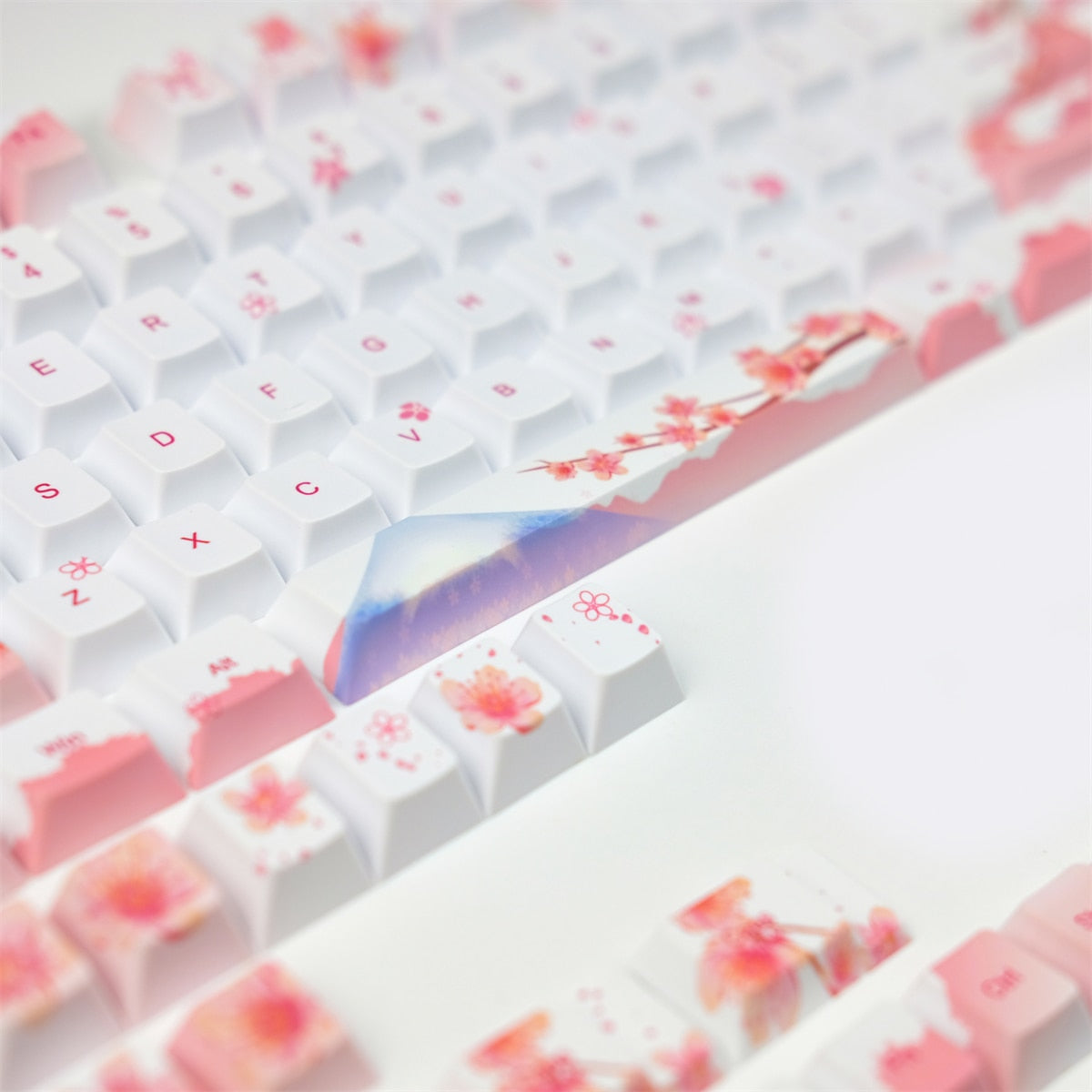 Sakura Keycaps PBT 5 Face Cherry Profile Keycaps