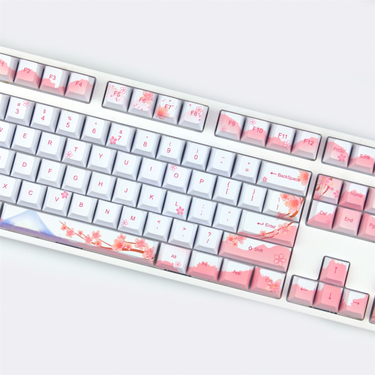 Sakura Keycaps PBT 5 Face Cherry Profile Keycaps