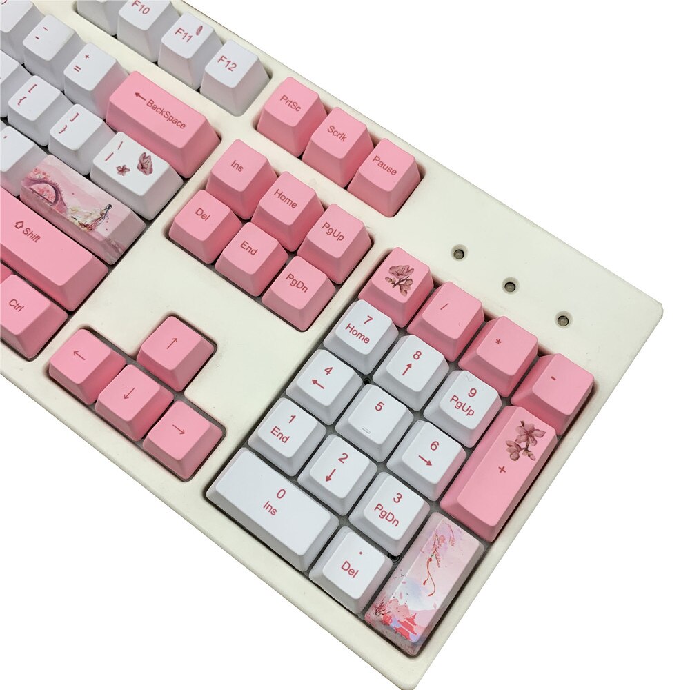 Sakura OEM PBT Keycaps