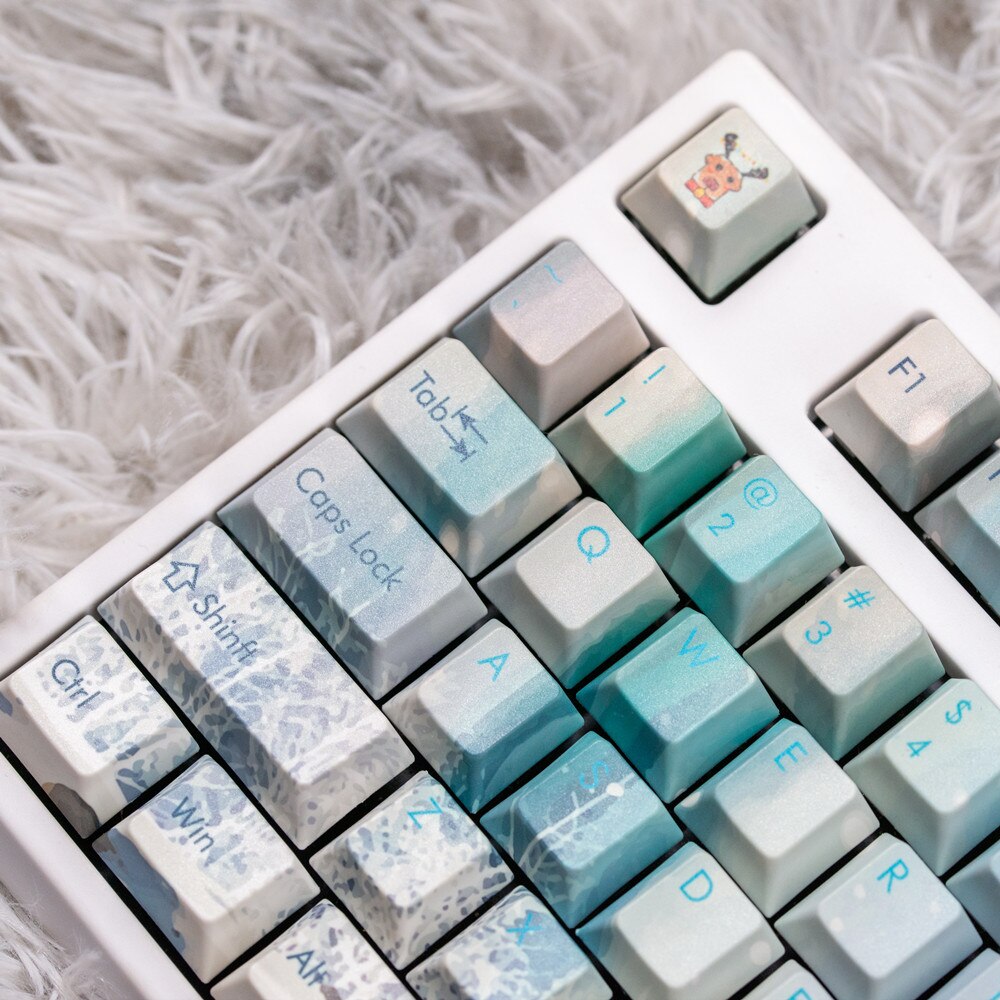 Winter Deer Keycaps PBT Cherry Profile Keycaps