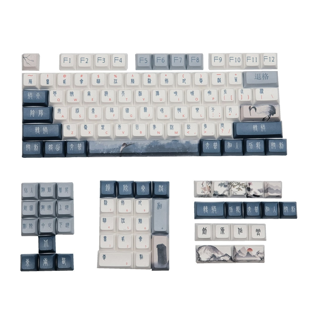 الملف الشخصي DSA Crane Keycaps Crane Blue-Crowned