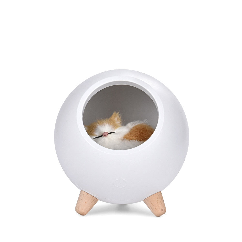 Sleeping Cat LED Night Light