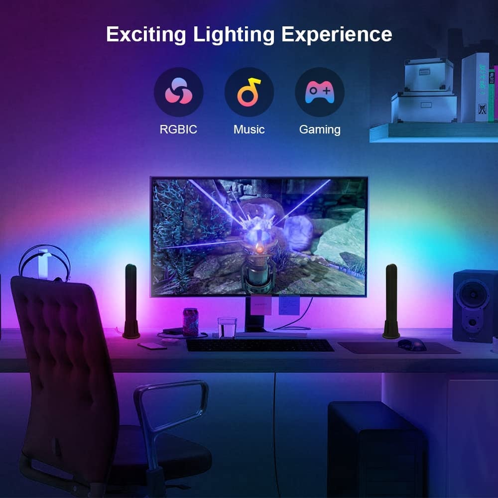 WiFi Smart 2 LED Light RGB Bars - تزامن الموسيقى