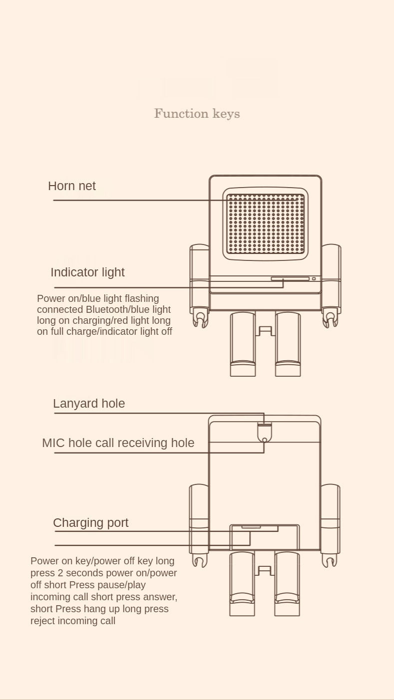 Mac Robot Bluetooth Speaker