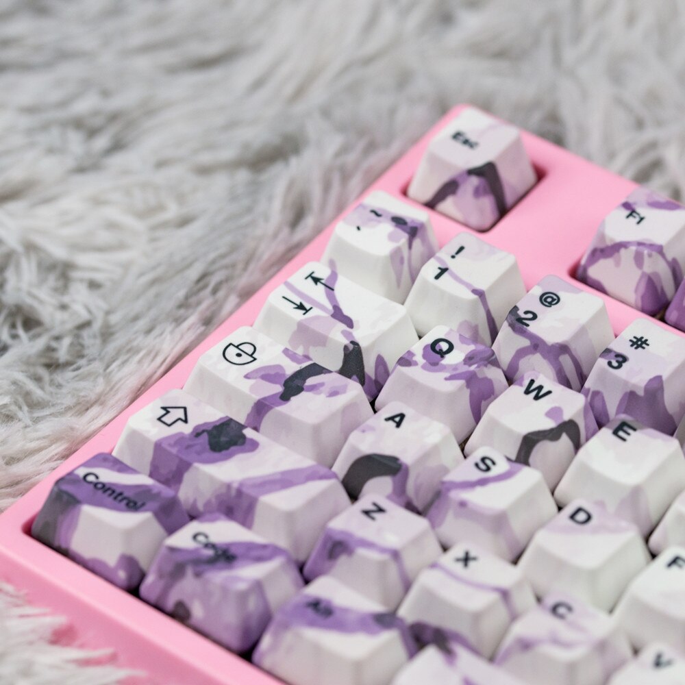 OEM الشخصي PBT 5 وجوه صبغ التسامي Keycaps