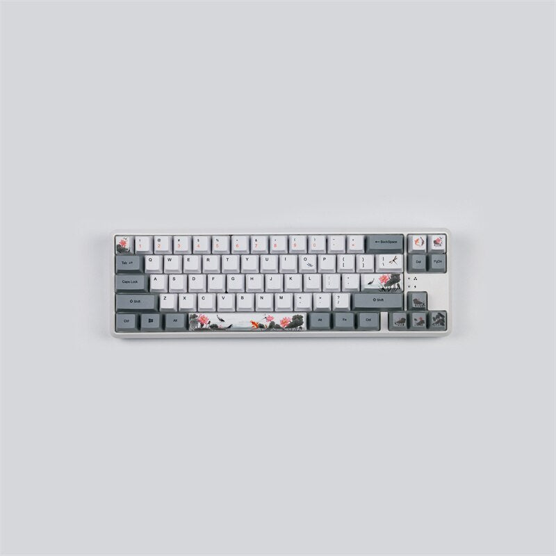 Fish Retro Dye Sublimation PBT Keycaps OEM Profile