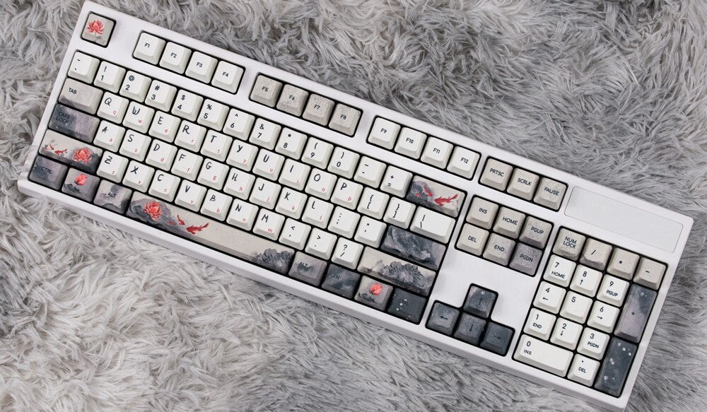 Fine Koi Keycaps PBT 5 Faces Keycaps ملف تعريف OEM