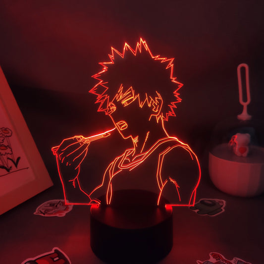 My Hero Academia Figure Katsuki Bakugo 3D Night Lights